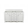 Bristol 60" Bright White Double (Vanity Only Pricing)